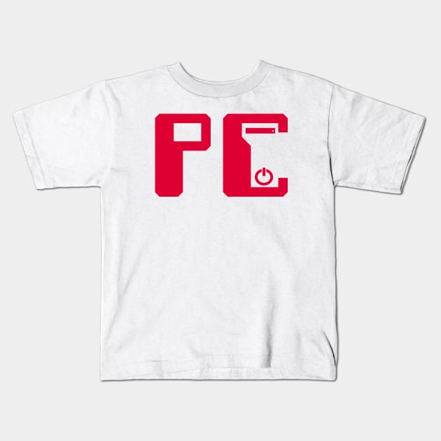 PC AMD color Kids T-Shirt by STRANGER